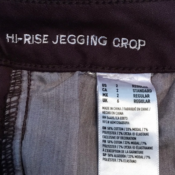 American Eagle Outfitters Hi-Rise Jegging Crop Size 2 - Picture 4 of 7